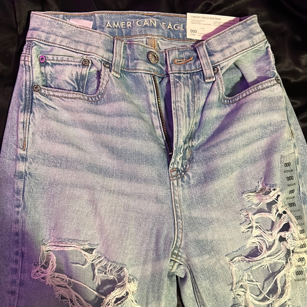 highest rise baggy american eagle jeans